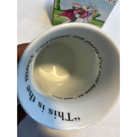 Alice In Wonderland Coffee Mug Tea Party Mad Hatter 9 oz - Picture 6 of 12
